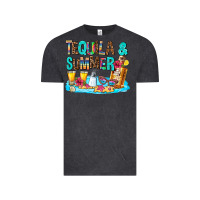 Vintage Black tequila and summmer Vintage Tee - AdoDesignShop