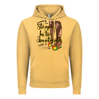 Vintage Mustard steppin' in to juneteenth heels Vintage Hoodie - HRA Design Shop