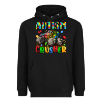 Black autism crusher Heavyweight Hoodie - LillyAllenDesigns