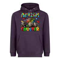Plum autism crusher Heavyweight Hoodie - LillyAllenDesigns