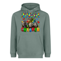 Sage autism crusher Heavyweight Hoodie - LillyAllenDesigns