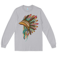 Moon Dust indian leopard headdress Long Sleeve Tee - BarkalooDesign