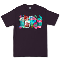 Plum mermaid coffee cups Premium Tee - Zillion Design Studio