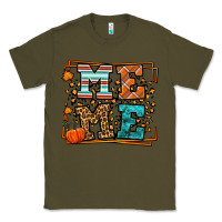 Army Green Fall Autumn Leopard Meme Classic Tee - LillyAllenDesigns