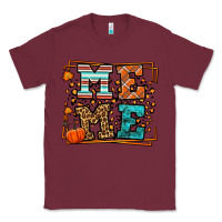 Burgundy Fall Autumn Leopard Meme Classic Tee - LillyAllenDesigns