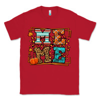 Red Fall Autumn Leopard Meme Classic Tee - LillyAllenDesigns