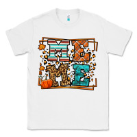 White Fall Autumn Leopard Meme Classic Tee - LillyAllenDesigns