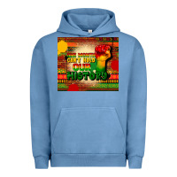 Pigment Pebble Blue one month cant hold our history Urban Hoodie - CowGirlArtShop
