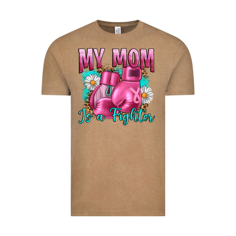 Breast Cancer My Mom Is A Fighter Vintage Tee by Artiststas | Teevron
