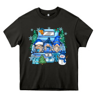 Asphalt snowman gnome truck Heavy Core Tee - Zillion Design Studio