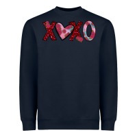 Navy xoxo Heavyweight Sweatshirt - JahusDesignShop