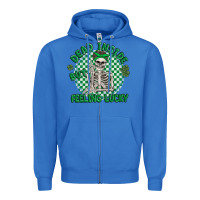 True Royal dead inside but feeling lucky Zipper Hoodie - MaliasSmallBusiness