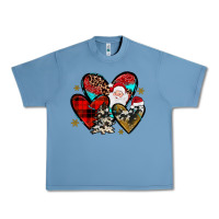 Pebble Blue Christmas heart Urban Heavy Tee - JahusDesignShop