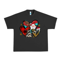 Pigment Black Christmas heart Urban Heavy Tee - JahusDesignShop