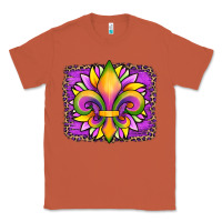 Copper mardi gras fleur de lis sunflower leopard Classic Tee - Artiststas