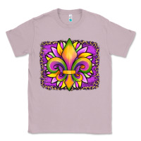 Lilac mardi gras fleur de lis sunflower leopard Classic Tee - Artiststas