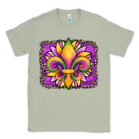Matcha mardi gras fleur de lis sunflower leopard Classic Tee - Artiststas