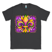 Smoke mardi gras fleur de lis sunflower leopard Classic Tee - Artiststas