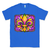 True Royal mardi gras fleur de lis sunflower leopard Classic Tee - Artiststas