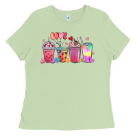 Matcha love coffee cups Ladies Tee - MaliasSmallBusiness
