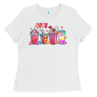 White love coffee cups Ladies Tee - MaliasSmallBusiness
