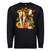 Black Fall Heifer Premium Sweatshirt - LillyAllenDesigns