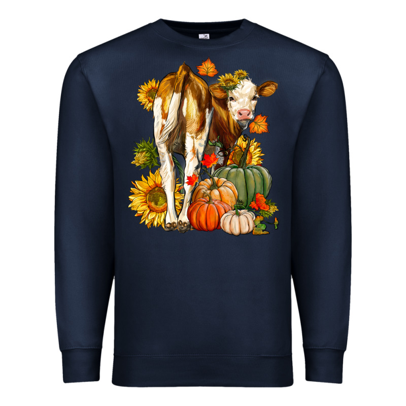 Fall Heifer Premium Sweatshirt by LillyAllenDesigns | Teevron