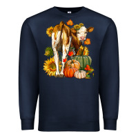 Navy Fall Heifer Premium Sweatshirt - LillyAllenDesigns