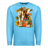 Ocean Blue Fall Heifer Premium Sweatshirt - LillyAllenDesigns