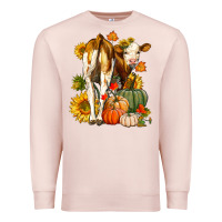 Pale Pink Fall Heifer Premium Sweatshirt - LillyAllenDesigns