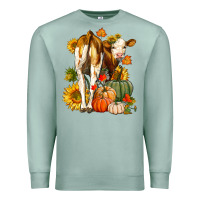 Seafoam Fall Heifer Premium Sweatshirt - LillyAllenDesigns