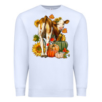 White Fall Heifer Premium Sweatshirt - LillyAllenDesigns
