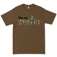 Cacao you are worthy cross Premium Tee - BarkalooDesign