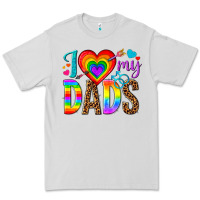 Dove Grey i love my dads Premium Tee - texasbilliewilder