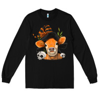 Black halloween witch cow Long Sleeve Tee - Jasminsmagicworld