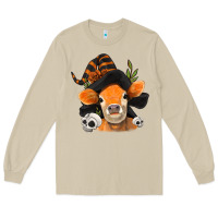 Mushroom halloween witch cow Long Sleeve Tee - Jasminsmagicworld