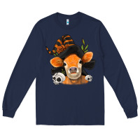 Navy halloween witch cow Long Sleeve Tee - Jasminsmagicworld