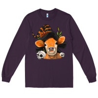 Plum halloween witch cow Long Sleeve Tee - Jasminsmagicworld