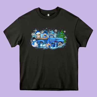 Snow Gnome Truck Heavy Core Tee Designed By Zillion Design Studio