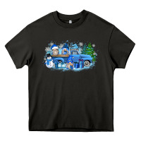 Asphalt snow gnome truck Heavy Core Tee - Zillion Design Studio