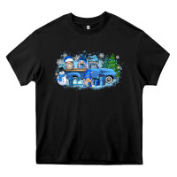 Black snow gnome truck Heavy Core Tee - Zillion Design Studio