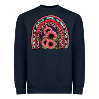 Navy valentines sunflower rainbow Heavyweight Sweatshirt - JahusDesignShop