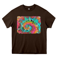 Chocolate Brown tie dye leopard cowhide glitter background Heavy Core Tee - Artiststas