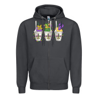 Smoke mardi gras snowballs Zipper Hoodie - MaliasSmallBusiness