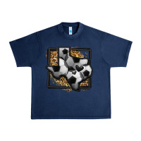 Navy leopard soccer texas map Urban Heavy Tee - Jasminsmagicworld