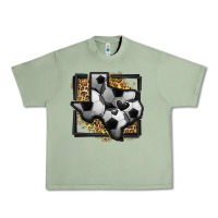 Leopard Soccer Texas Map Urban Heavy Tee | Teevron