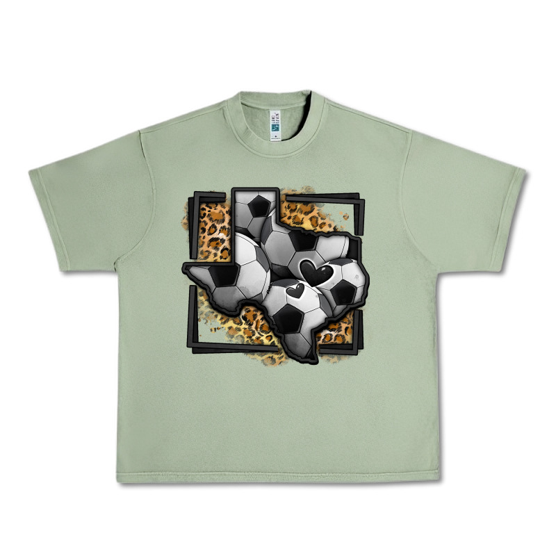 Leopard Soccer Texas Map Urban Heavy Tee by Jasminsmagicworld | Teevron