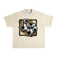 Sandshell leopard soccer texas map Urban Heavy Tee - Jasminsmagicworld
