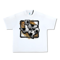 White leopard soccer texas map Urban Heavy Tee - Jasminsmagicworld