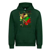 Forest Green little melanin queen Urban Hoodie - CowGirlArtShop
